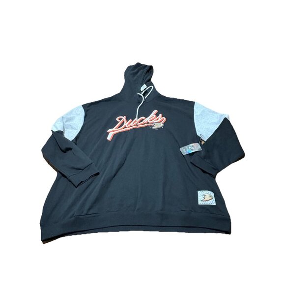 Anaheim Ducks Hoodie Sweatshirt NHL Hockey Men’s Size XLarge  Black NEW w. Tags - Picture 1 of 8